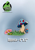 Mushroom Vinyl Stickers by The Green Hoodie Collections