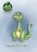 Dinosaur Vinyl Stickers by The Green Hoodie Collections