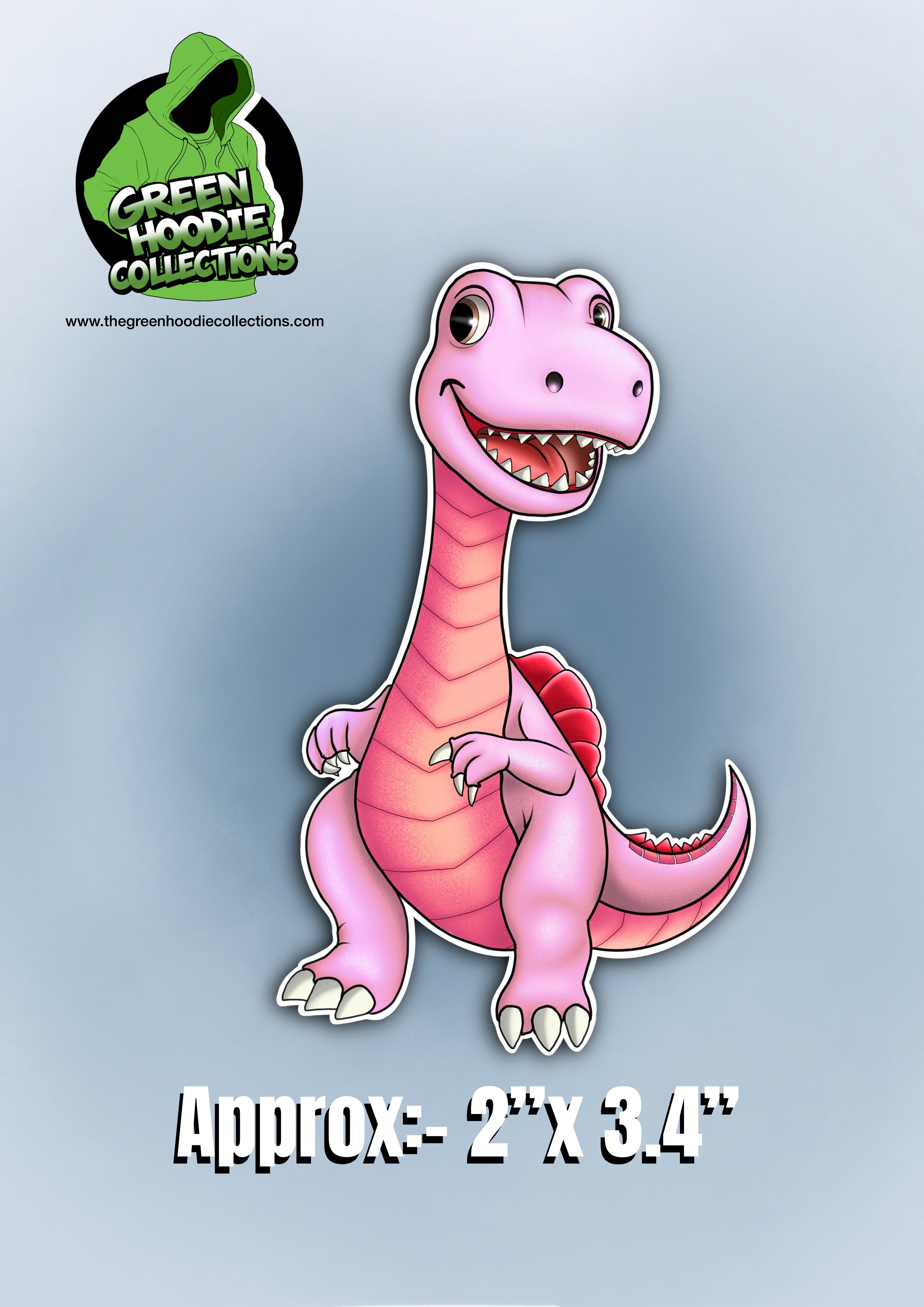 Dinosaur Vinyl Stickers by The Green Hoodie Collections