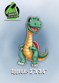 Dinosaur Vinyl Stickers by The Green Hoodie Collections