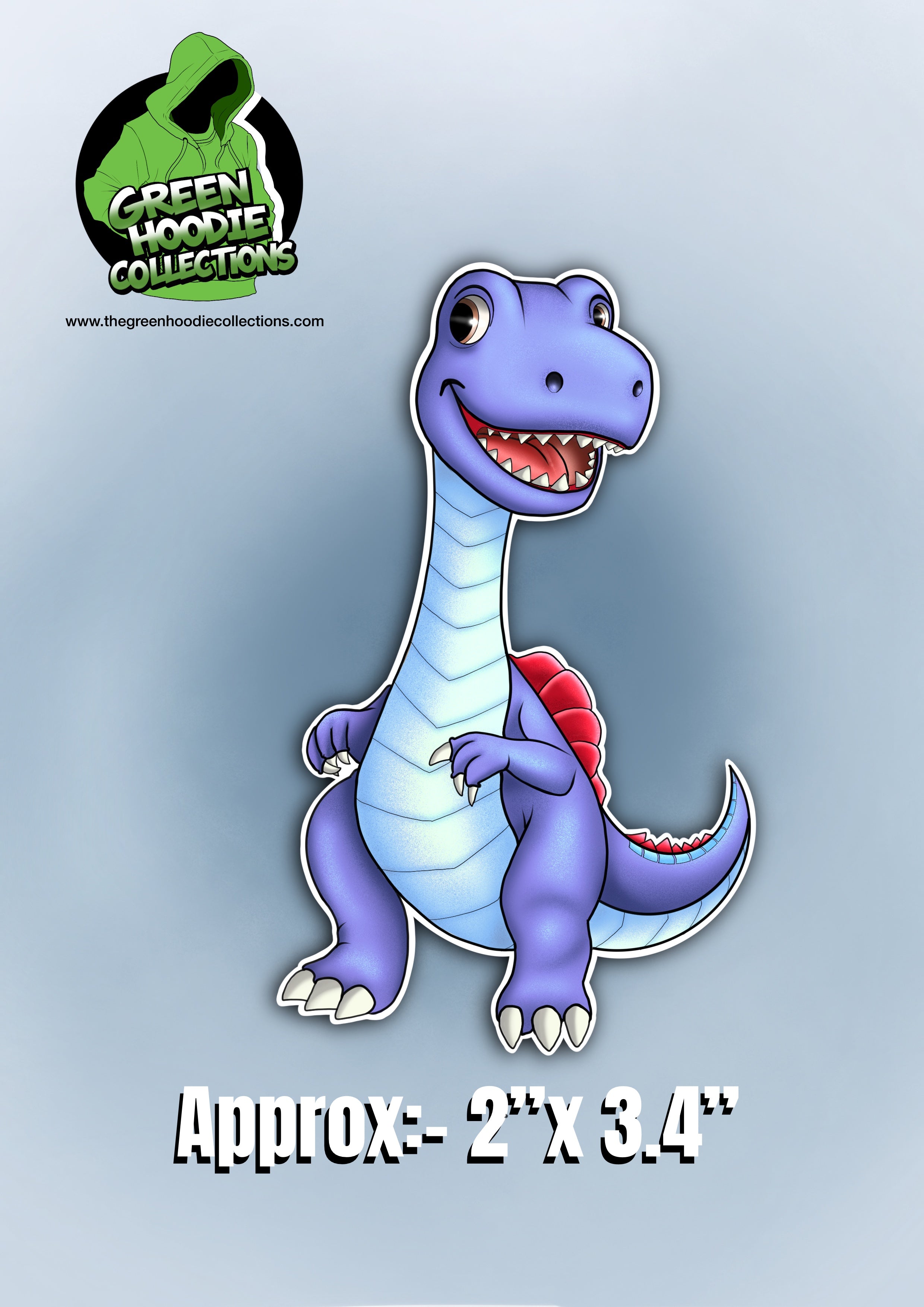 Dinosaur Vinyl Stickers by The Green Hoodie Collections