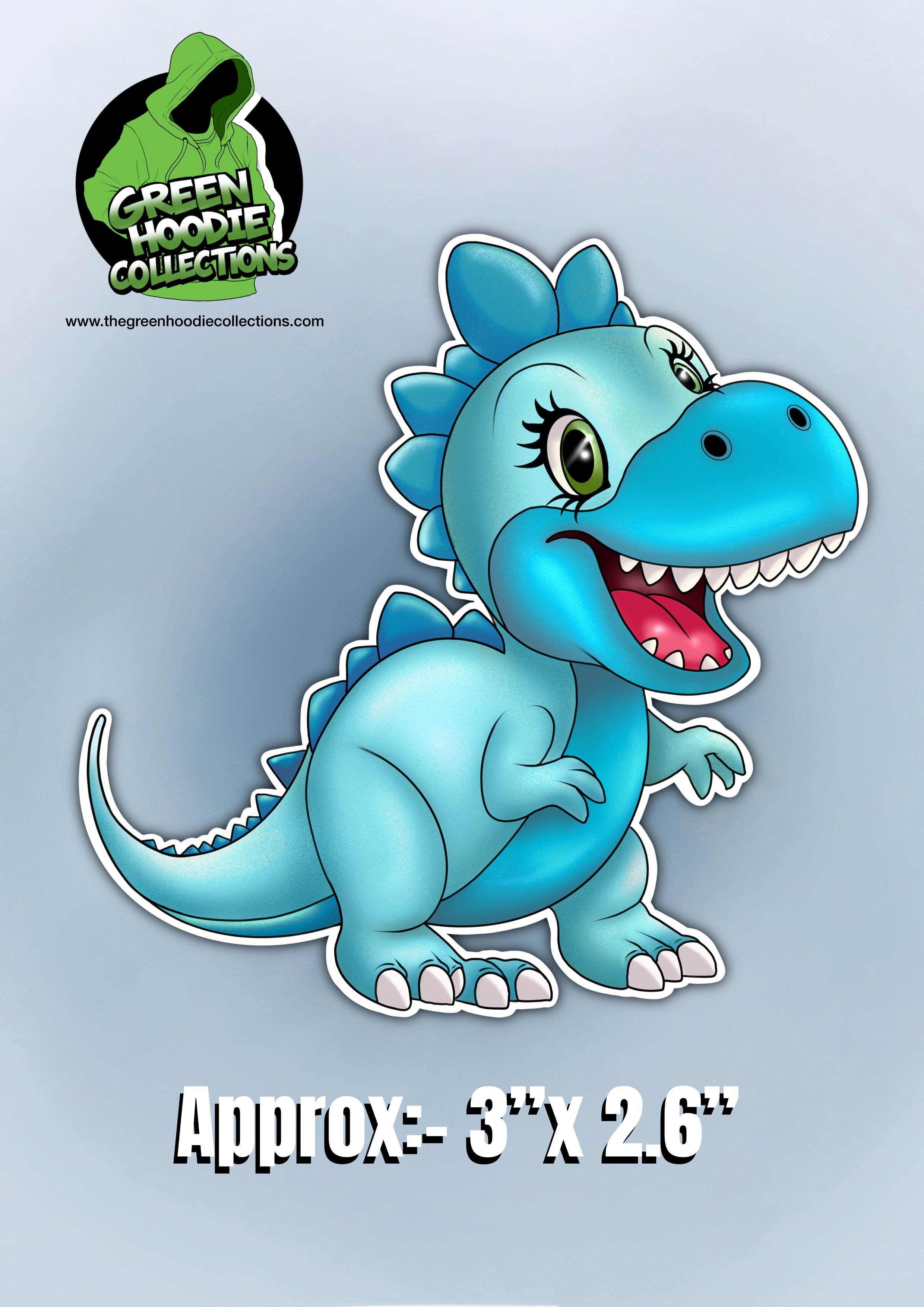 Dinosaur Vinyl Stickers by The Green Hoodie Collections