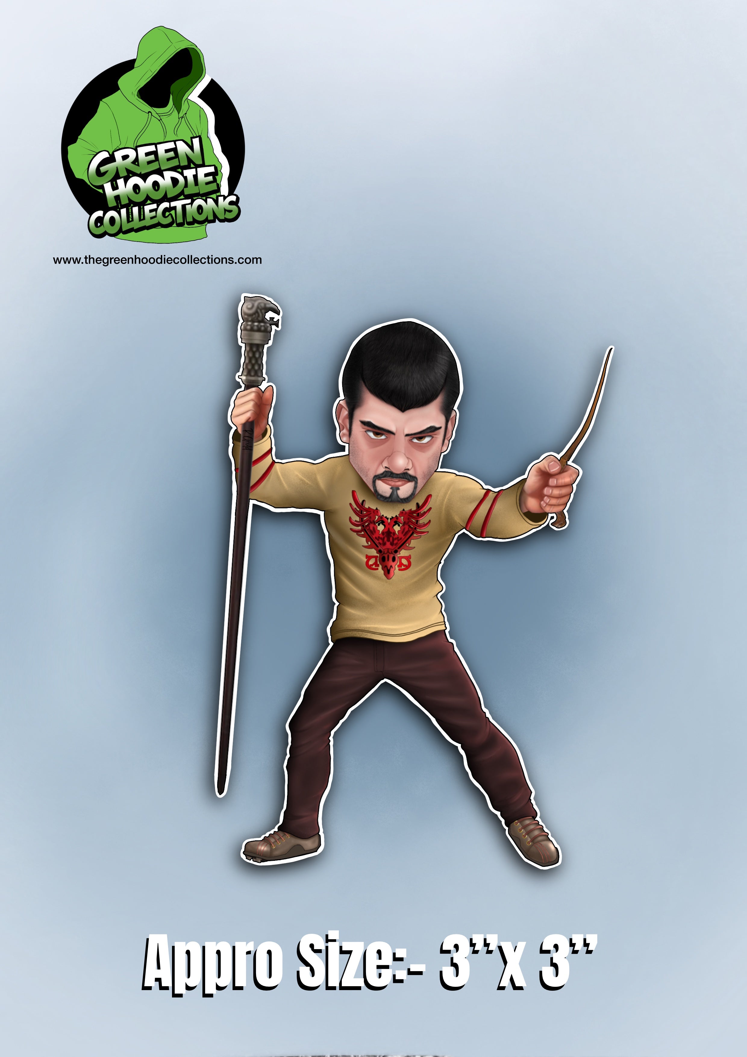 Harry Potter Vinyl Stickers by The Green Hoodie Collections