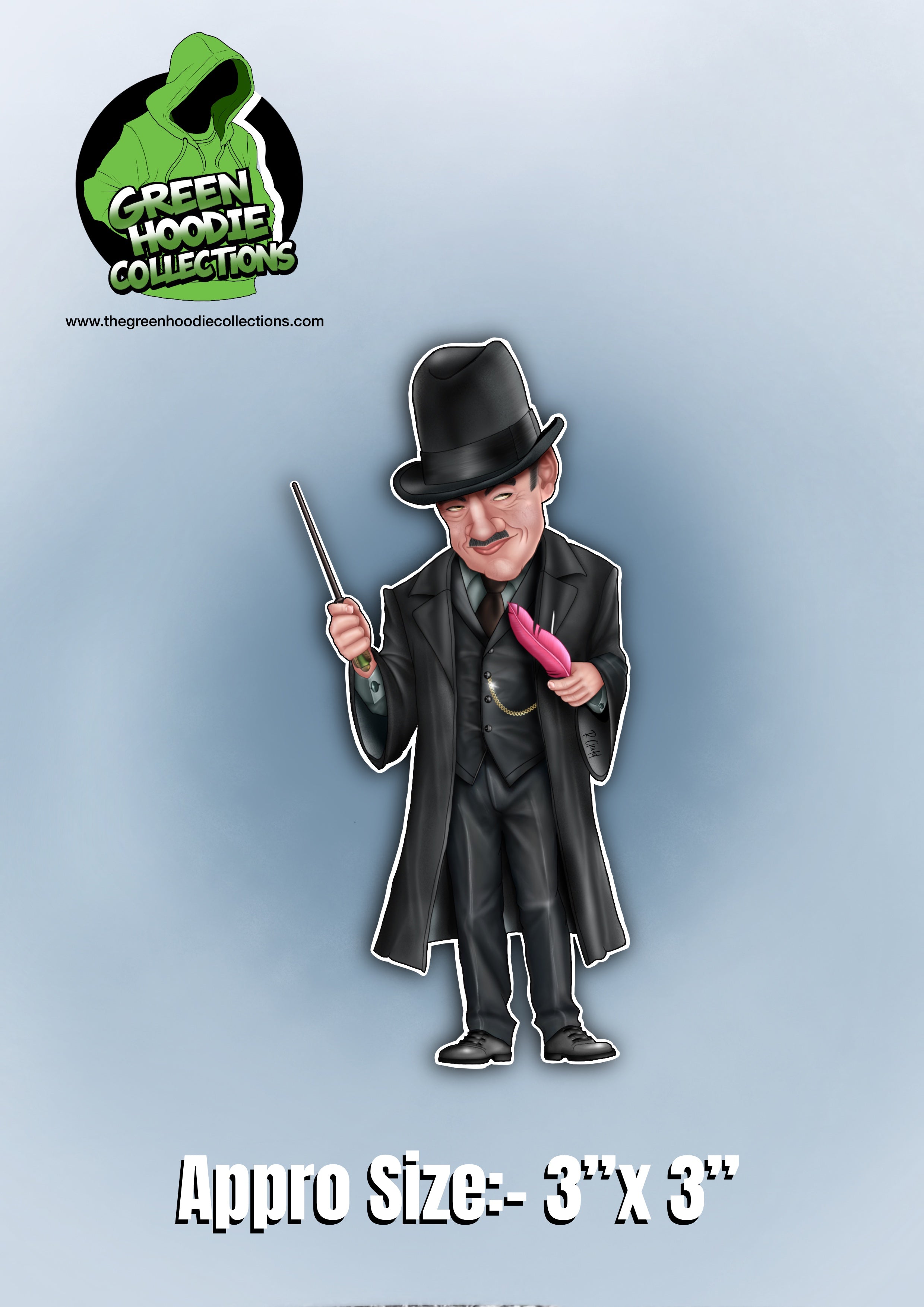 Harry Potter Vinyl Stickers by The Green Hoodie Collections