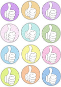 12 pastel Reward Vinyl Stickers by The Green Hoodie Collections