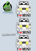 3 Cars Vinyl Stickers *Mini by The Green Hoodie Collections