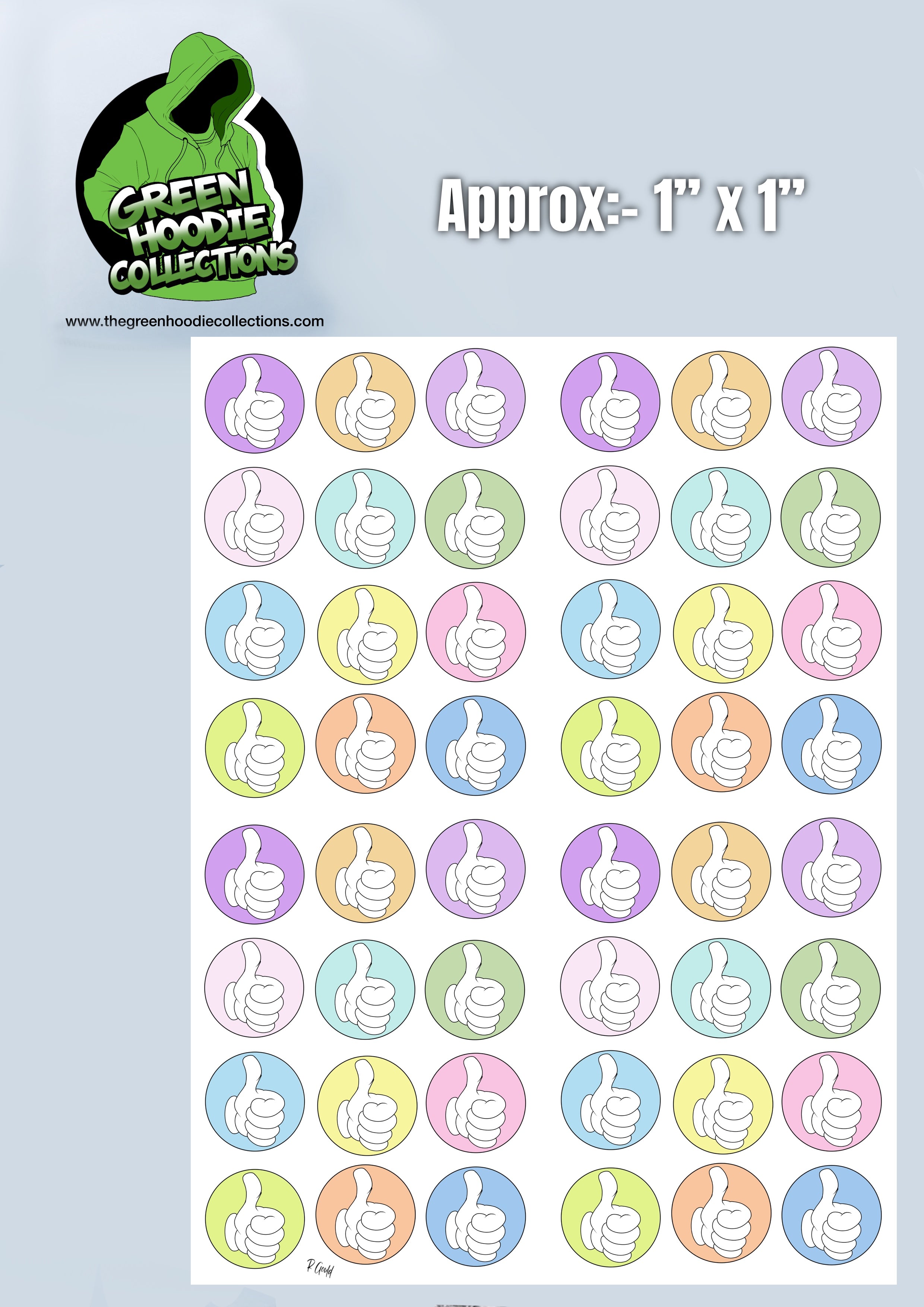 48 Reward Vinyl Stickers by The Green Hoodie Collections