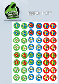 48 Reward Vinyl Stickers by The Green Hoodie Collections