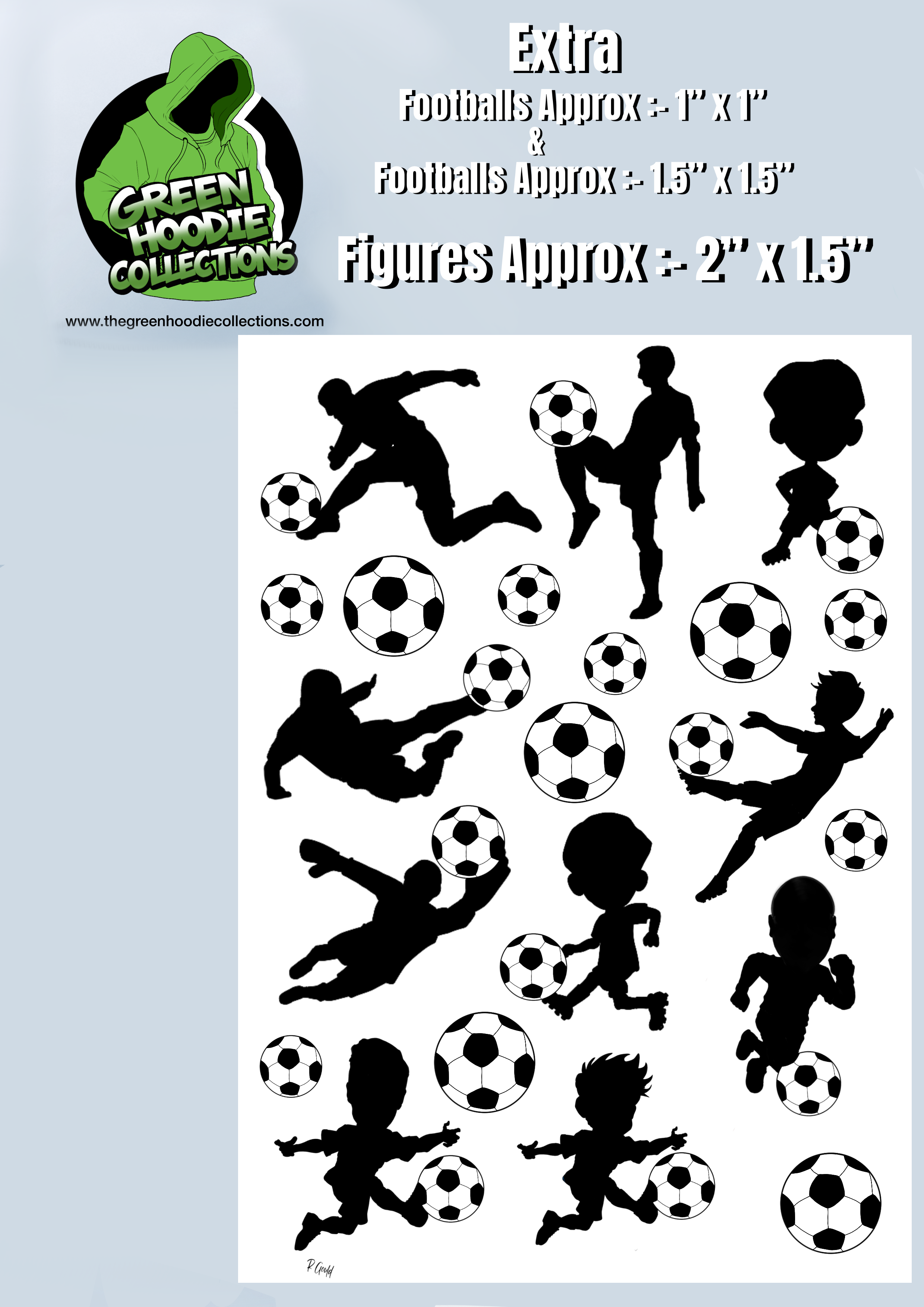 21 Football Vinyl Stickers by The Green Hoodie Collections