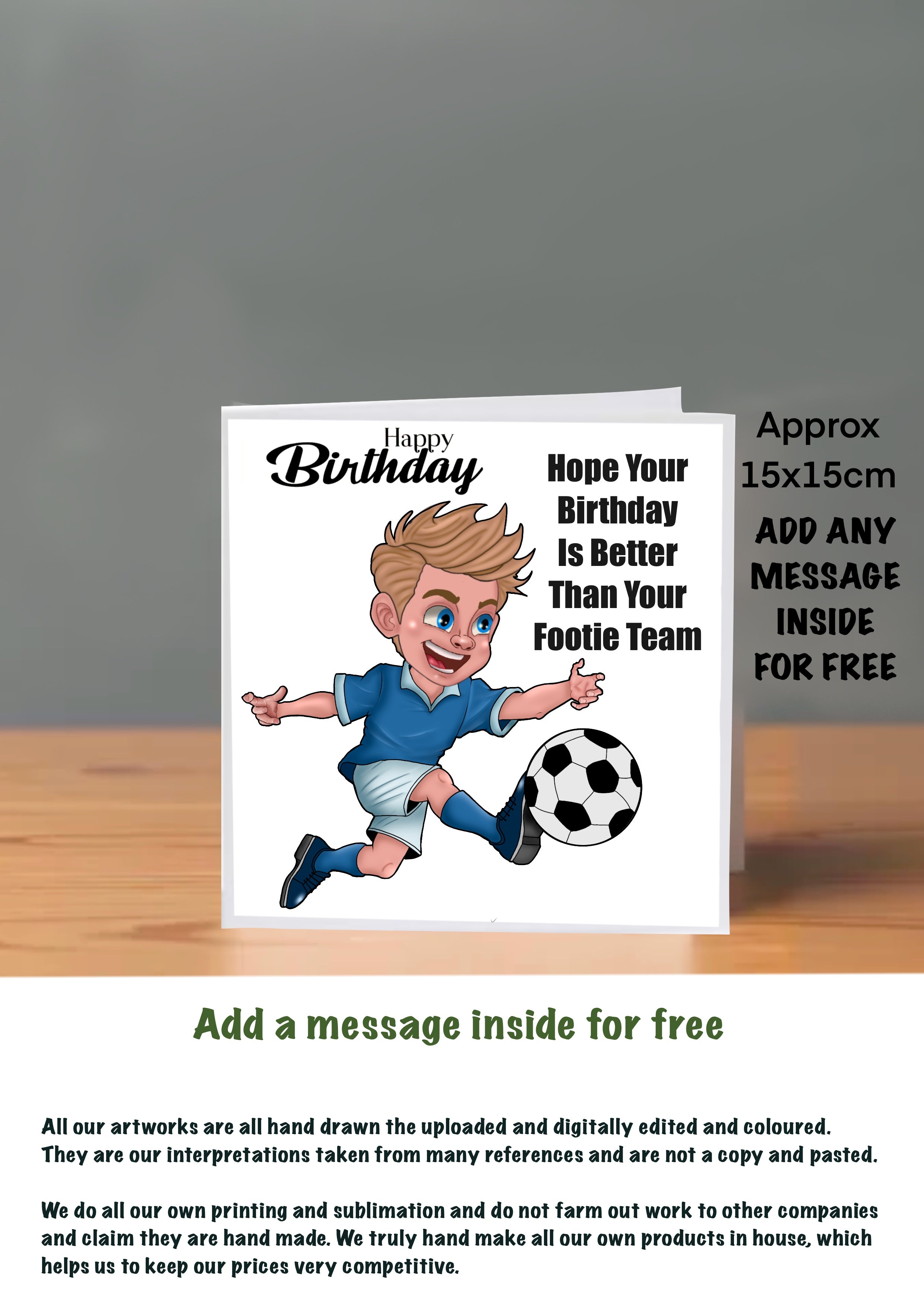Football Cards 15x15 Sports