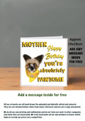 Dog Cards 15x15 for Mother