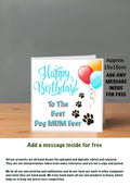 Dog Cards 15x15 for Mum