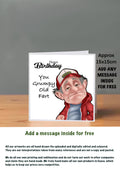 Old People Cards  Happy Birthday Cards Grumpy old fart