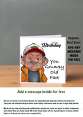 Old People Cards  Happy Birthday Cards Grumpy old fart
