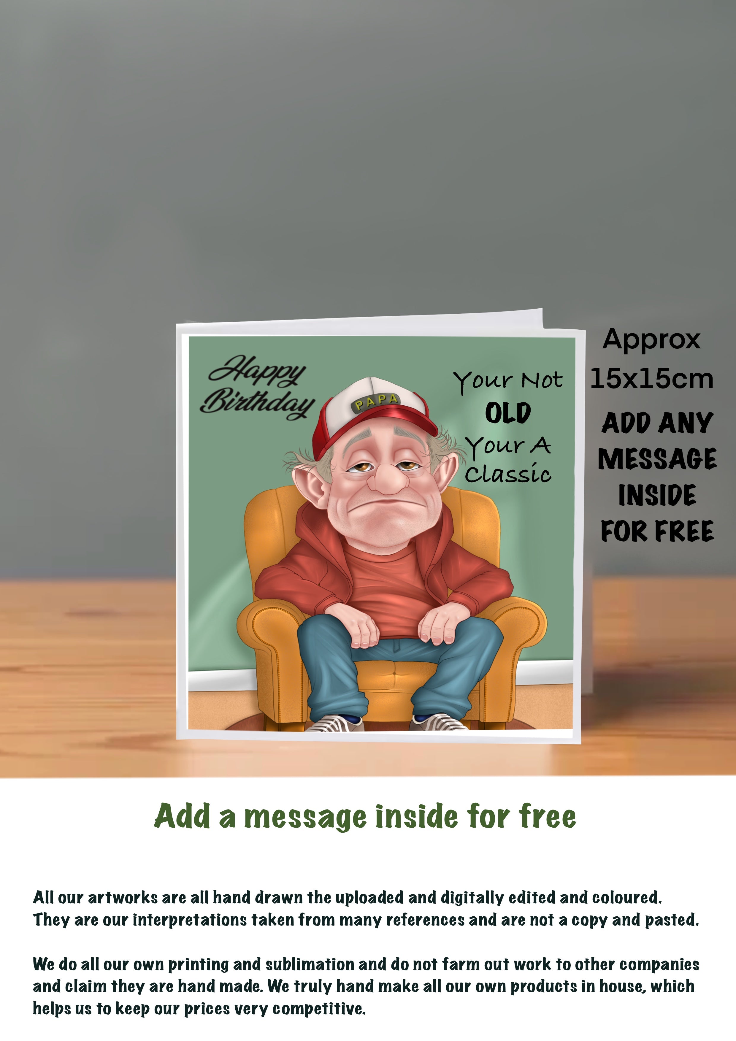 Old People Cards  Happy Birthday Cards Your a classic