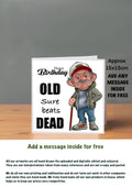 Old People Cards  Happy Birthday Cards sure beats dead