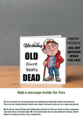 Old People Cards  Happy Birthday Cards sure beats dead