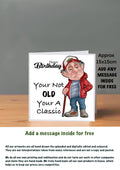 Old People Cards  Happy Birthday Cards your a classic