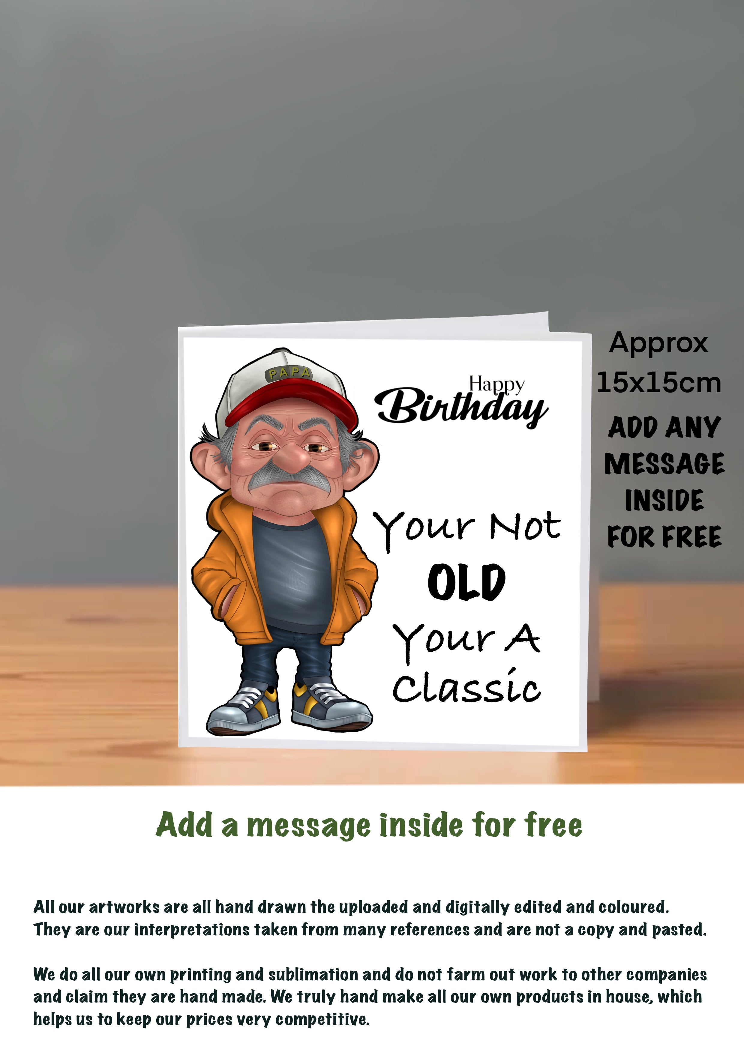 Old People Cards  Happy Birthday Cards your a classic