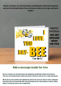 Bee Cards 15x15 Birthday Cards