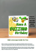 Bee Cards 15x15 Birthday Cards
