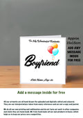 Family Birthday Cards 15x15 Boyfriend