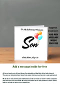 Family Birthday Cards 15x15 Son