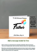 Family Birthday Cards 15x15 Father