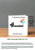 Family Birthday Cards 15x15 Grandad