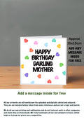 Family Birthday Cards 15x15 Mother