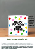 Family Birthday Cards 15x15 Best Friend