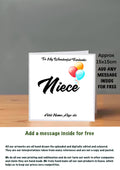 Family Birthday Cards 15x15 Niece