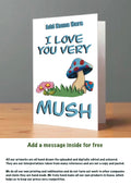 Large Mushroom Birthday Cards Love You