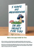 Large Mushroom Birthday Cards