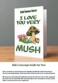 Large Mushroom Birthday Cards Love You