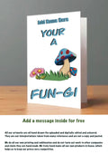 Large Mushroom Birthday Cards