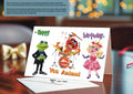 Large Muppet Cards Miss Piggy Kermit and Animal Birthday