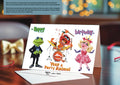 Large Muppet Cards Miss Piggy Kermit and Animal Birthday