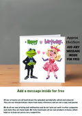 Muppet Cards 15x15 Miss Piggy Birthday