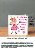 Muppet Cards 15x15 Miss Piggy Loves Moi