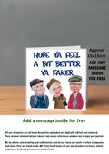 Still Game Get Well Soon Cards auld pals