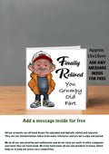 Old People Retirement Cards