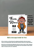 Old People Retirement Cards