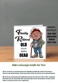 Old People Retirement Cards