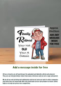 Old People Retirement Cards