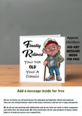 Old People Retirement Cards