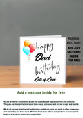 Family Birthday Cards 15x15 Dad