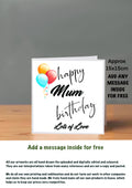 Family Birthday Cards 15x15 Mum