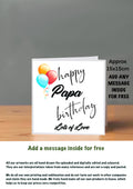 Family Birthday Cards 15x15 Papa