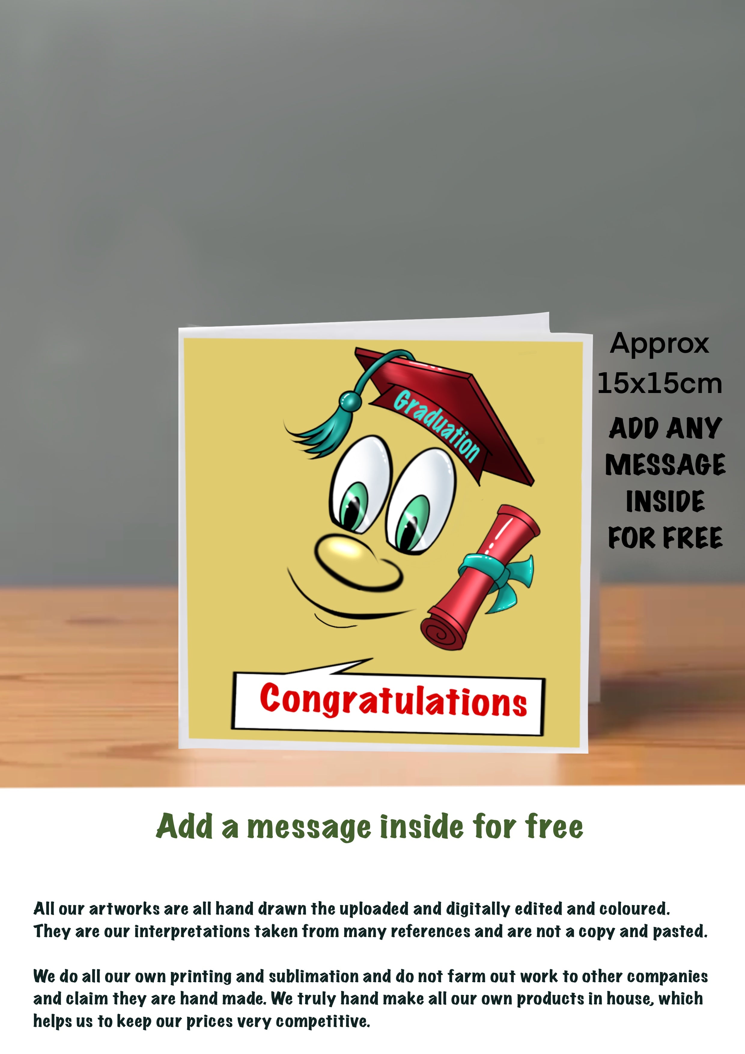 Emoji Cards 15x15 congratulations